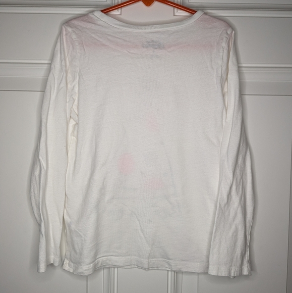 Girls Size 8 OshKosh Pizza On Earth Long Sleeve Christmas Shirt - Picture 3 of 4